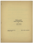 Moe Howard's 23pp. Script From May 1940 for The Three Stooges Film ''Cookoo Cavaliers'', Working Title ''Beauty a la Mud'' -- Annotations in Moe's Hand Throughout -- Stapled Without Covers, Very Good